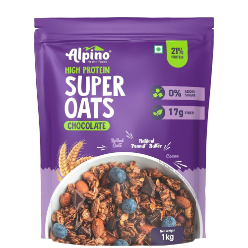 Alpino Peanut Butter Super Oats (Chocolate) 1kg